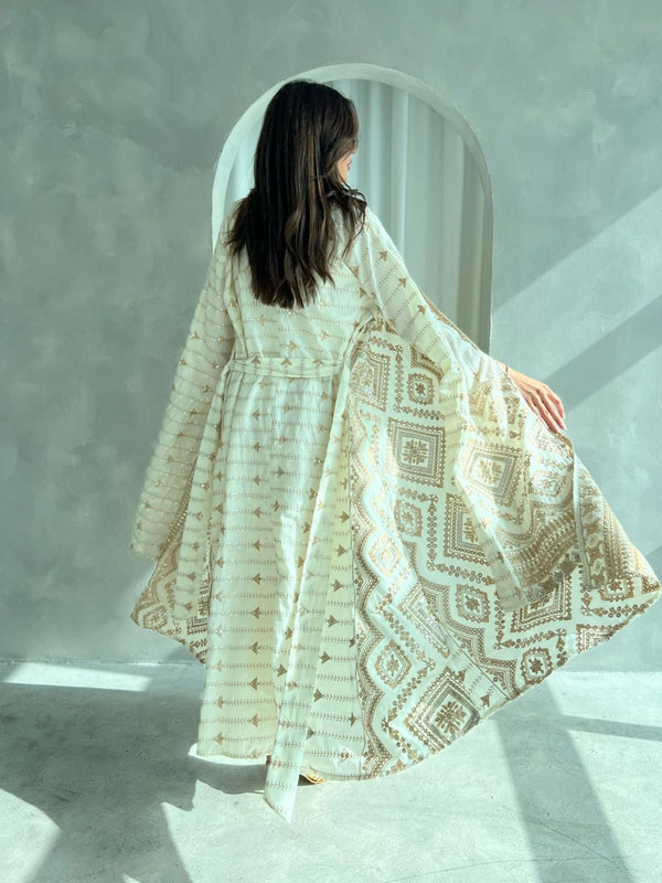 Kuwaiti abaya dress F 4108