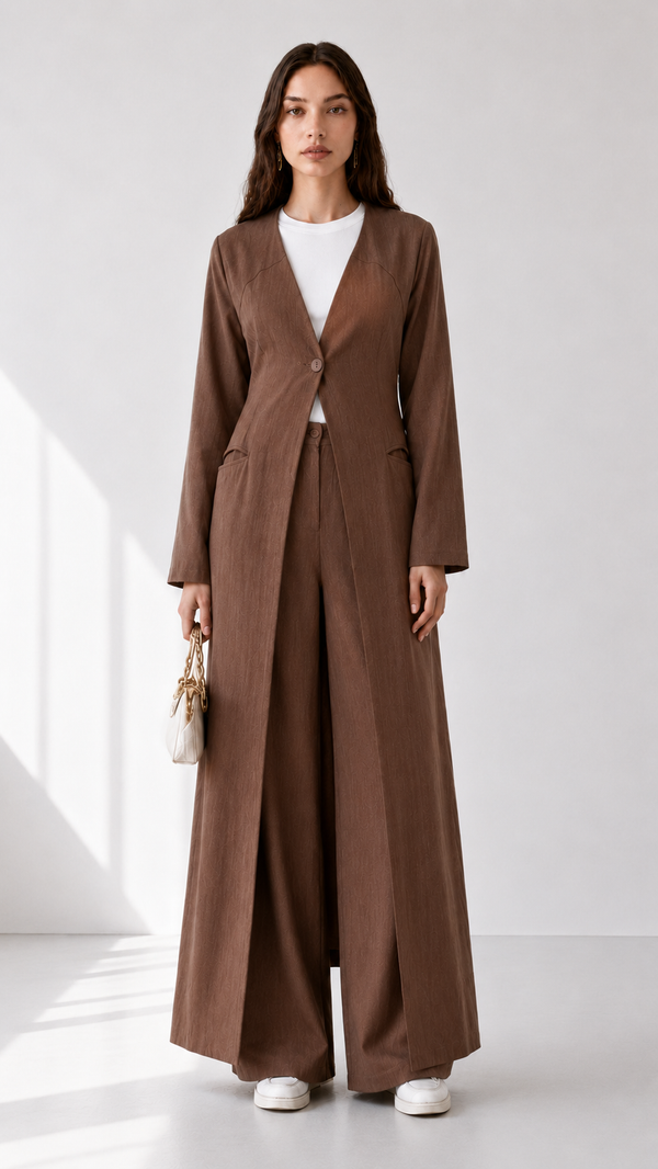Linen Long Set 1004 - HANGER