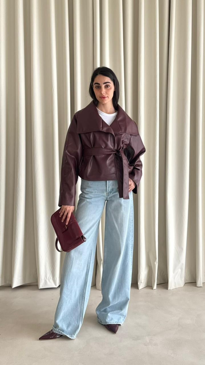 LEATHER JACKET 25K1010 - HANGER