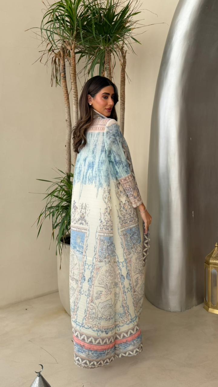 PLEATED ABAYA - HANGER