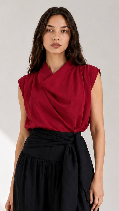 Satin Blouse 260534 - HANGER