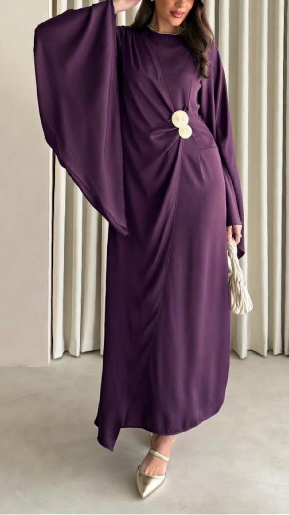 SATIN DRESS QH 5010 - HANGER