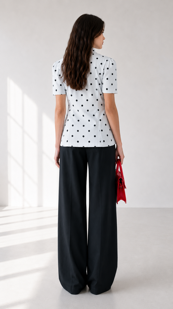 Denim Zip Blouse HFY105331 - HANGER