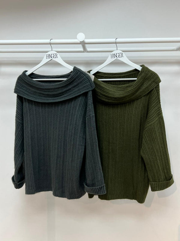 Wide neck Top TK231070 - HANGER