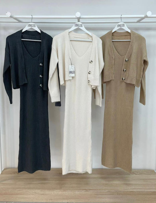 Dress & Cardigan Set TT231062 - HANGER