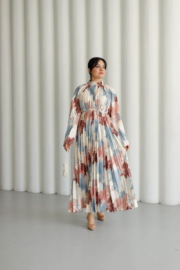 Belted dress AH- 6535-1