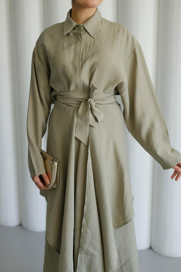 Belted dress QU 1078 - HANGER