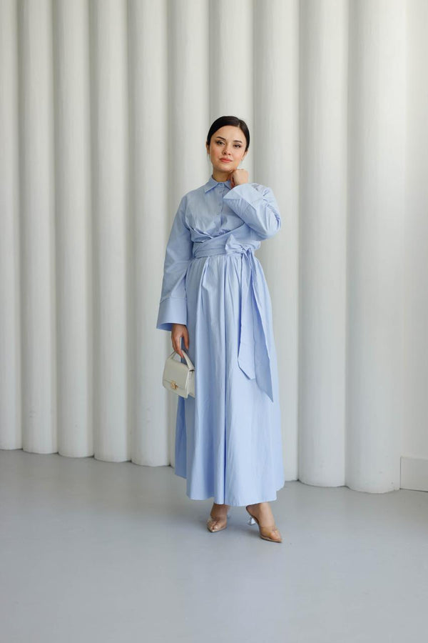 Belted dress PO 25-517