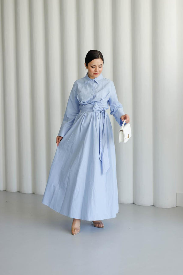 Belted dress PO 25-517