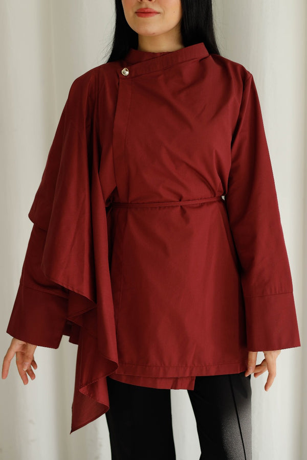 Belted shirt AH- 6494 - HANGER