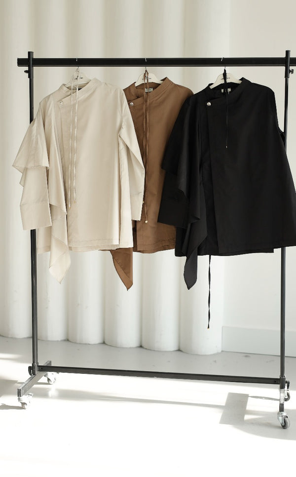 Belted shirt AH- 6494 - HANGER