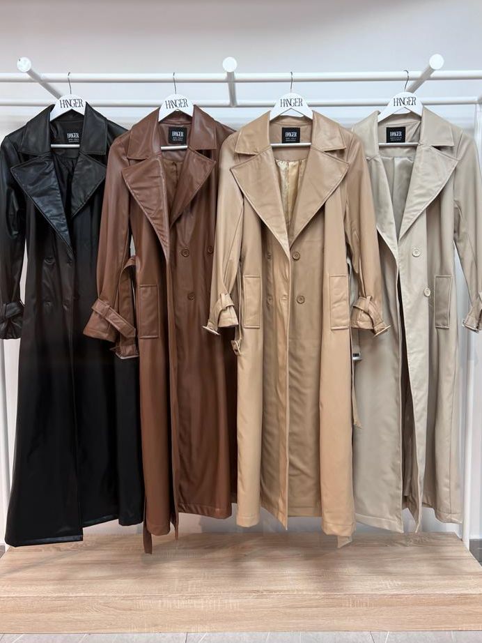 Leather Coat E8217 - HANGER