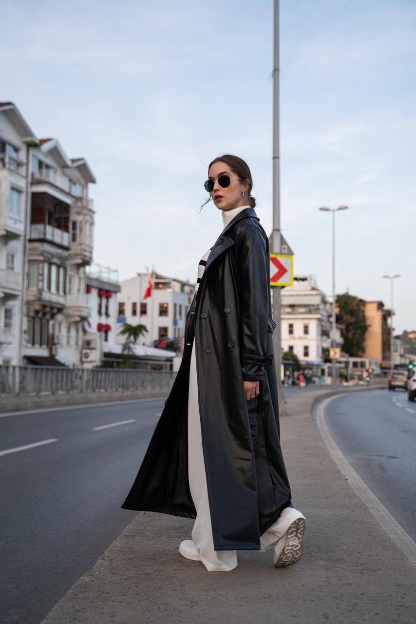 Leather Coat E8217 - HANGER
