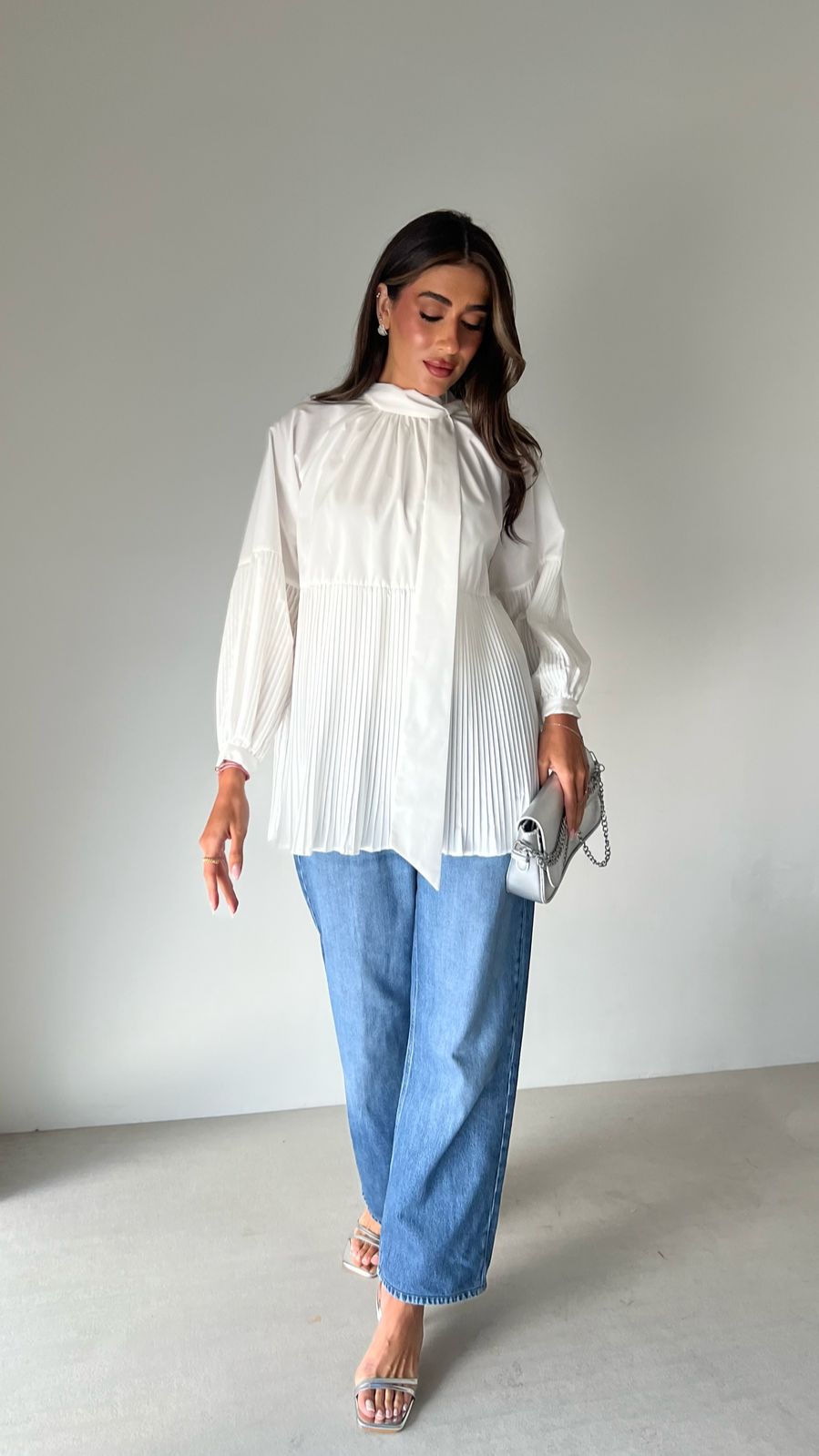 belted blouse HEN 81012 - HANGER