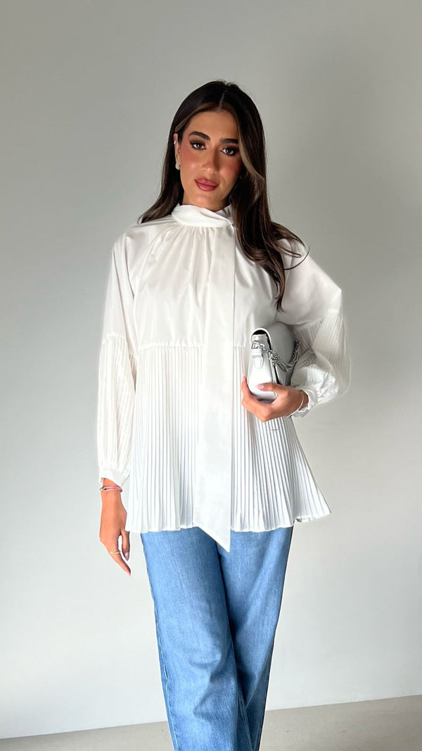 belted blouse HEN 81012 - HANGER