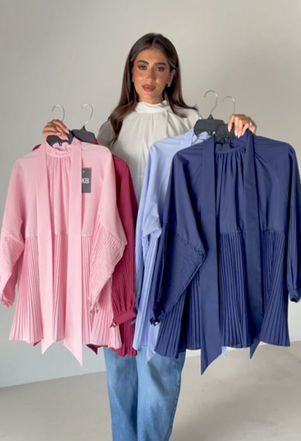 belted blouse HEN 81012 - HANGER