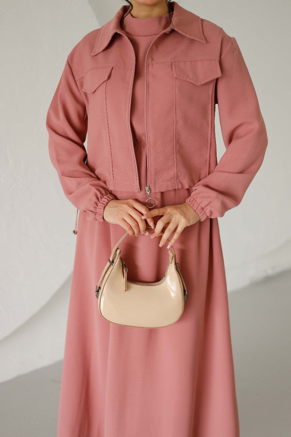 Dress With Crop Top 9001