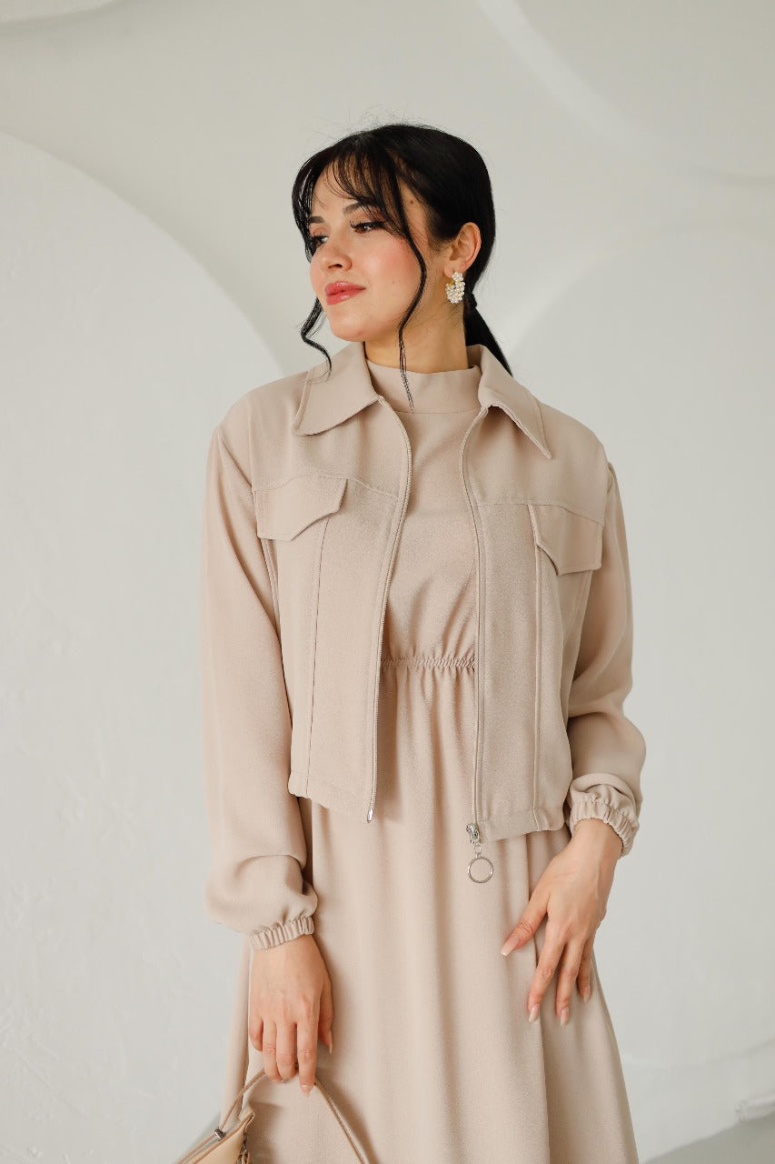 Dress With Crop Top 9001