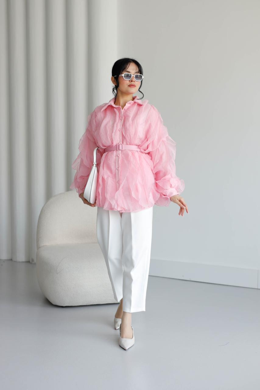 Belted Shirt 51096 - HANGER