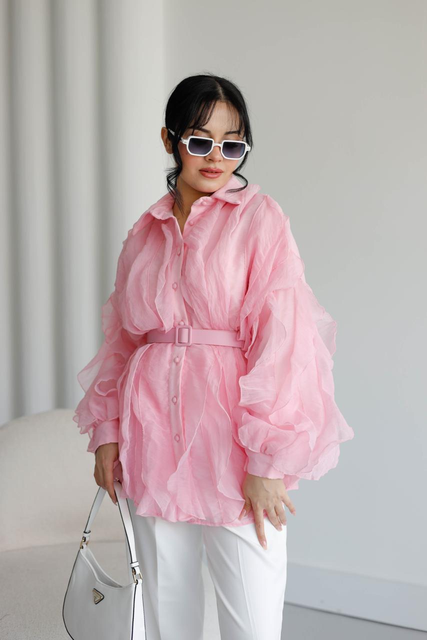 Belted Shirt 51096 - HANGER