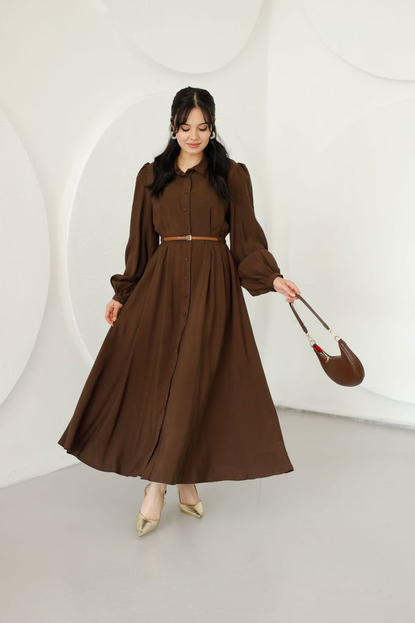 Belted dress LA837 - HANGER