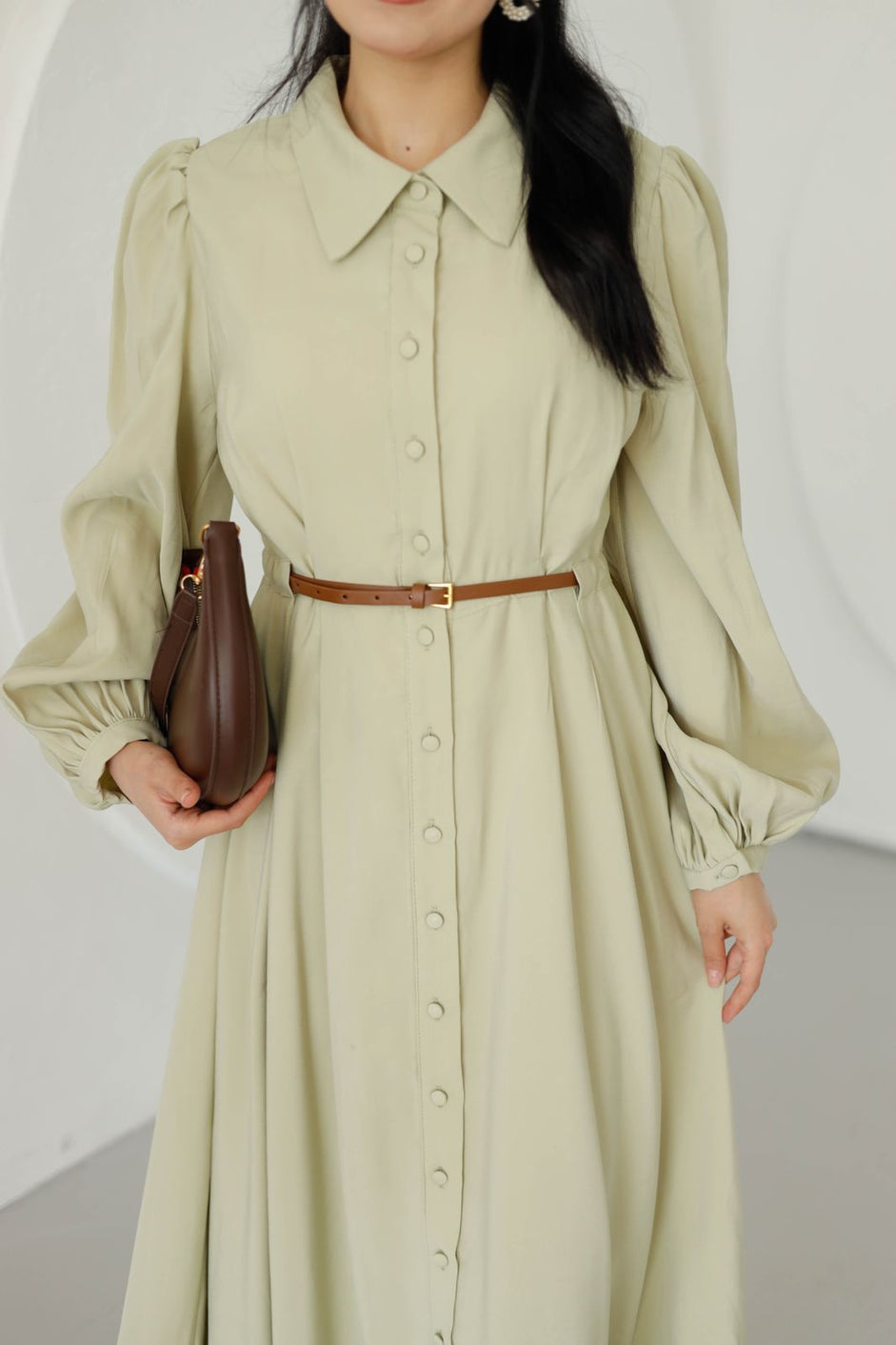 Belted dress LA837 - HANGER