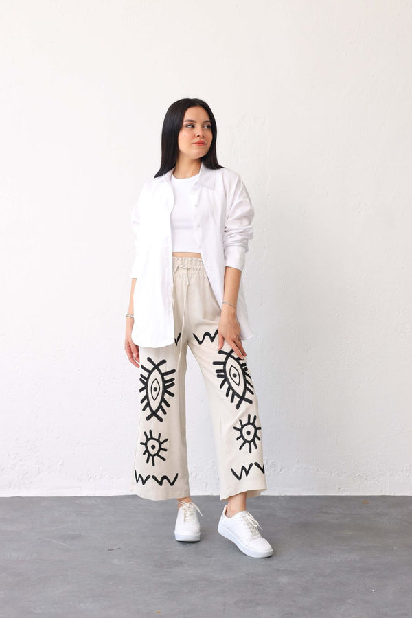 Patterned pant 40199 - HANGER