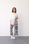 Patterned pant 40199