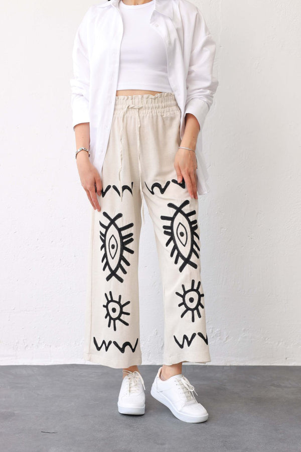 Patterned pant 40199 - HANGER