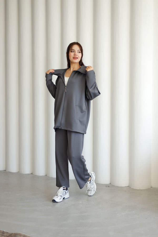 zippered suit P8278
