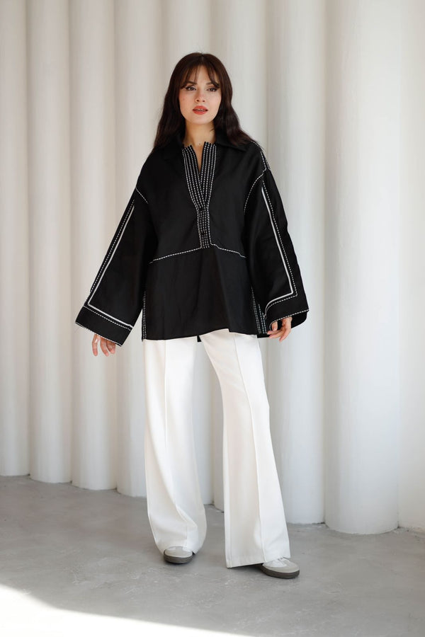 Embroidered Shirt HFK100005 - HANGER