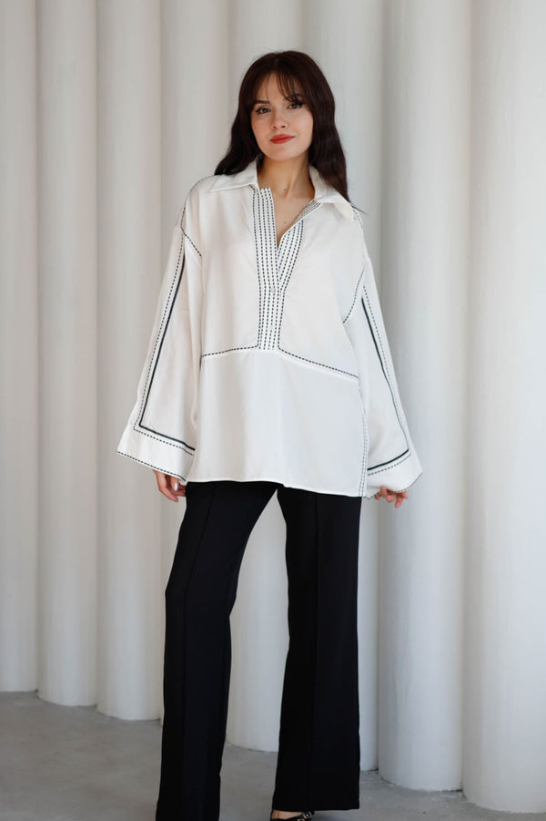 Embroidered Shirt HFK100005 - HANGER