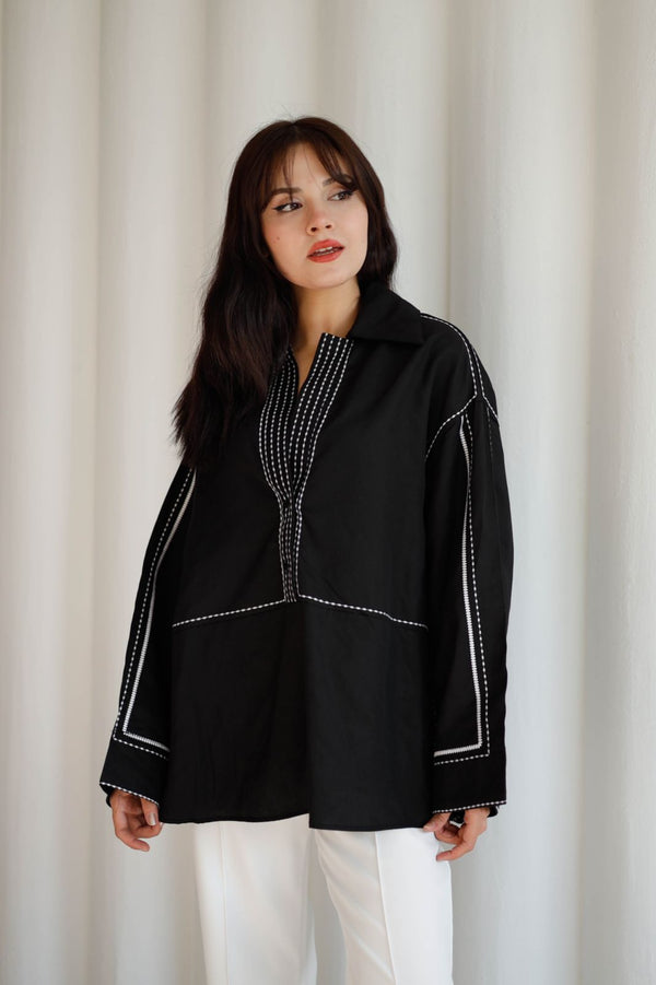 Embroidered Shirt HFK100005 - HANGER
