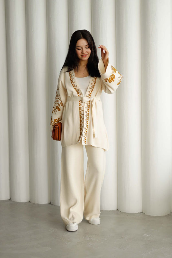 belted kimono set CH  7057