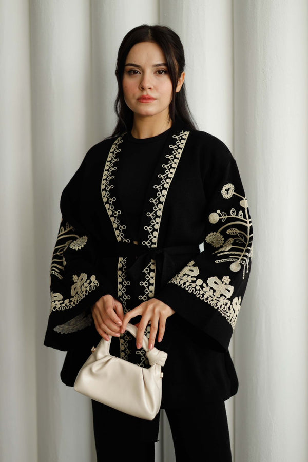 belted kimono set CH  7057