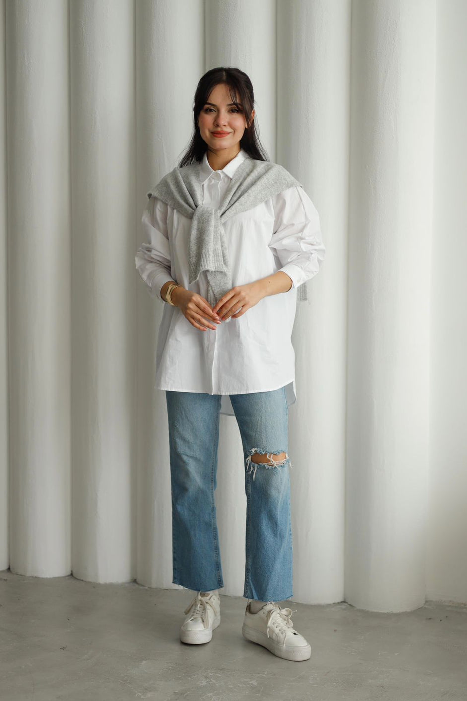 scarf shirt M37750 - HANGER