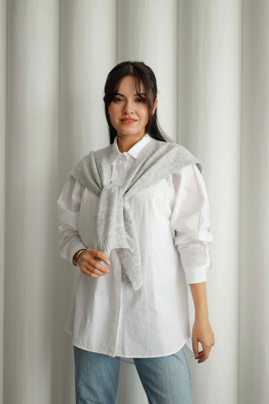 scarf shirt M37750 - HANGER