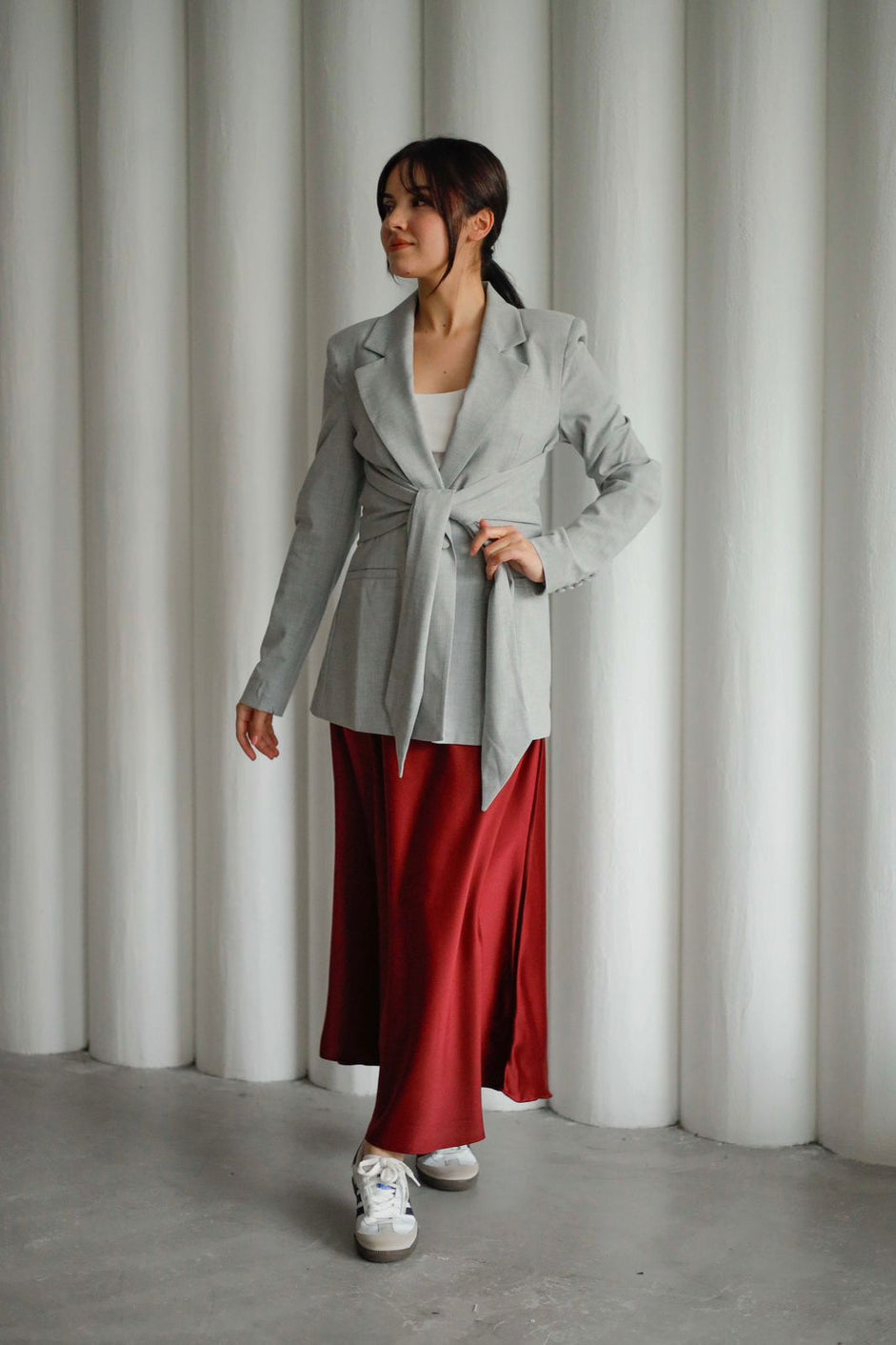 Satin skirt MST 3716 - HANGER