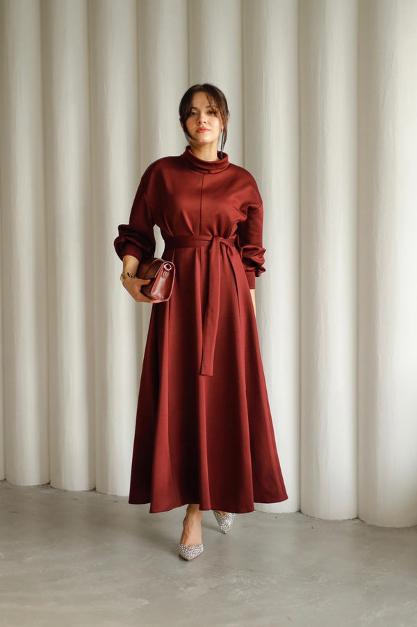 belted dress LN  2907