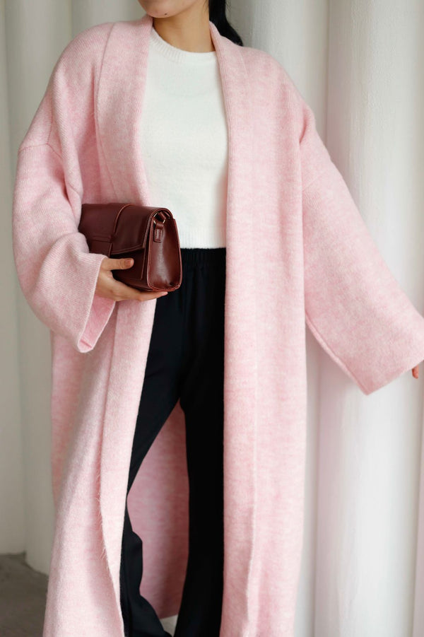 loose knit cardigan A91828