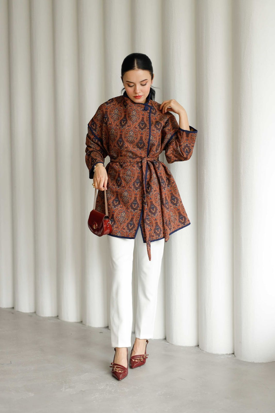 printed  jacket AH- 7232