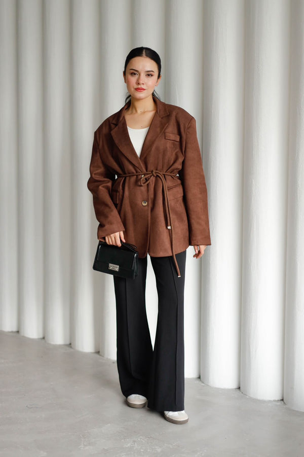 BLAZER WITH BELT 25-602-1 - HANGER