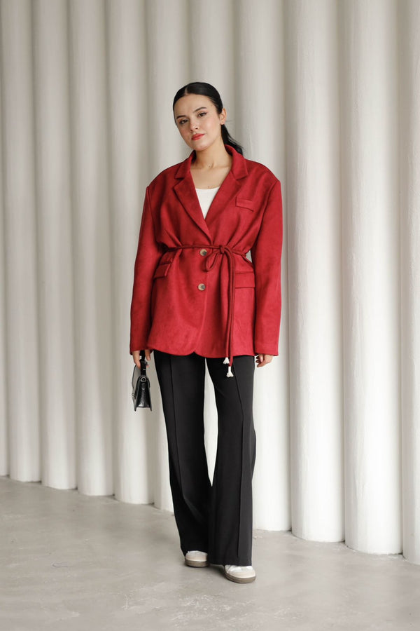 BLAZER WITH BELT 25-602-1 - HANGER