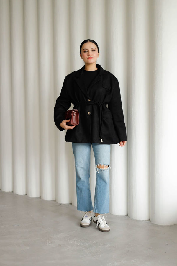 BLAZER WITH BELT 25-602-1 - HANGER