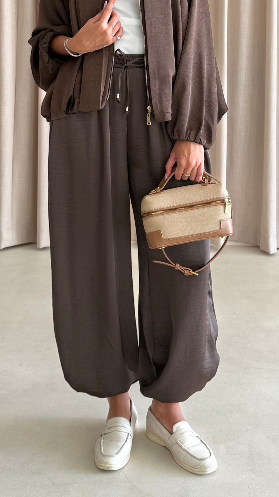 SATIN PANT AP51199 - HANGER
