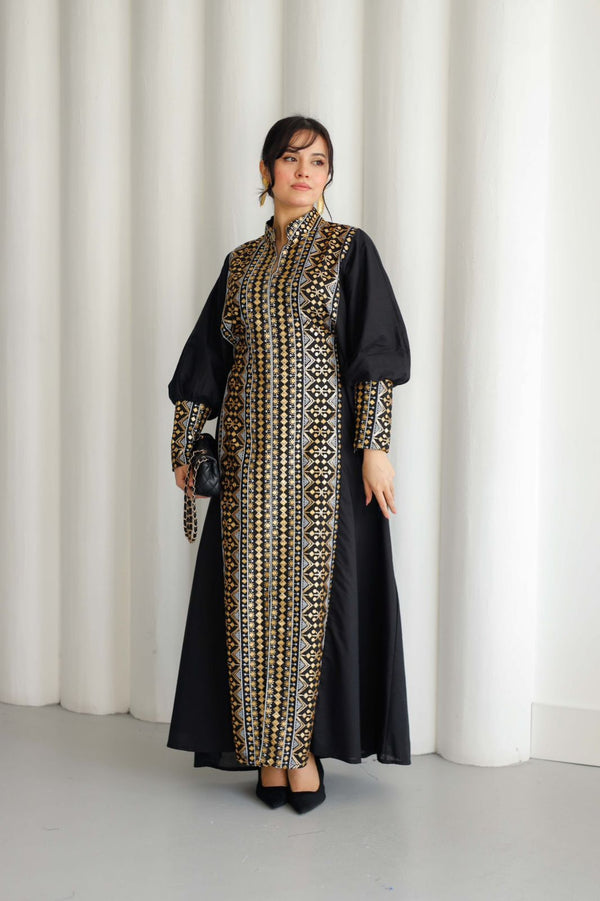 Kuwaiti V-neck D1045