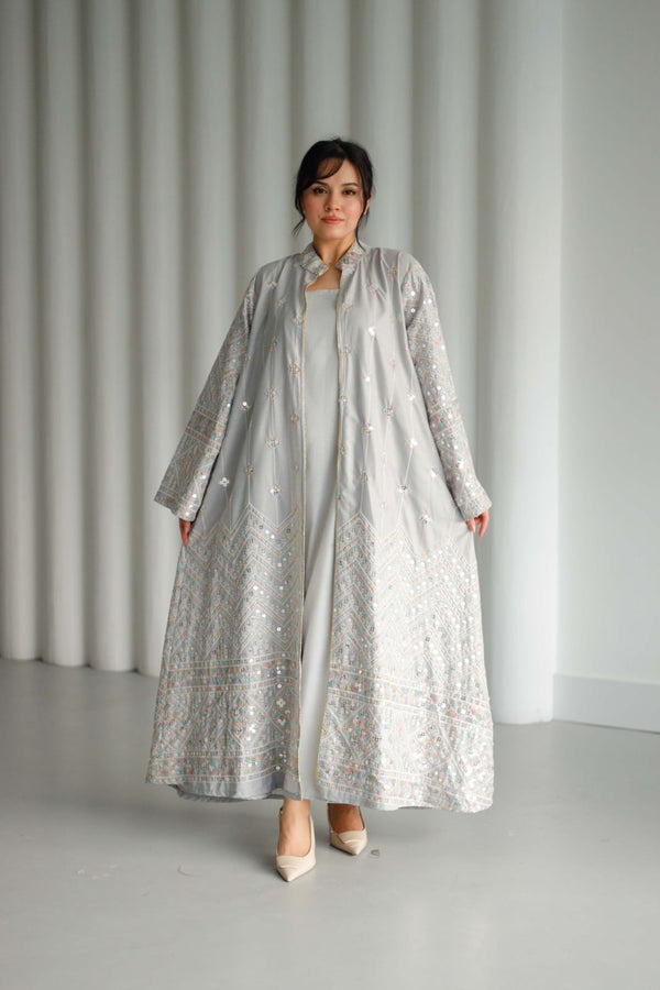 Kuwaiti abaya set F 4114