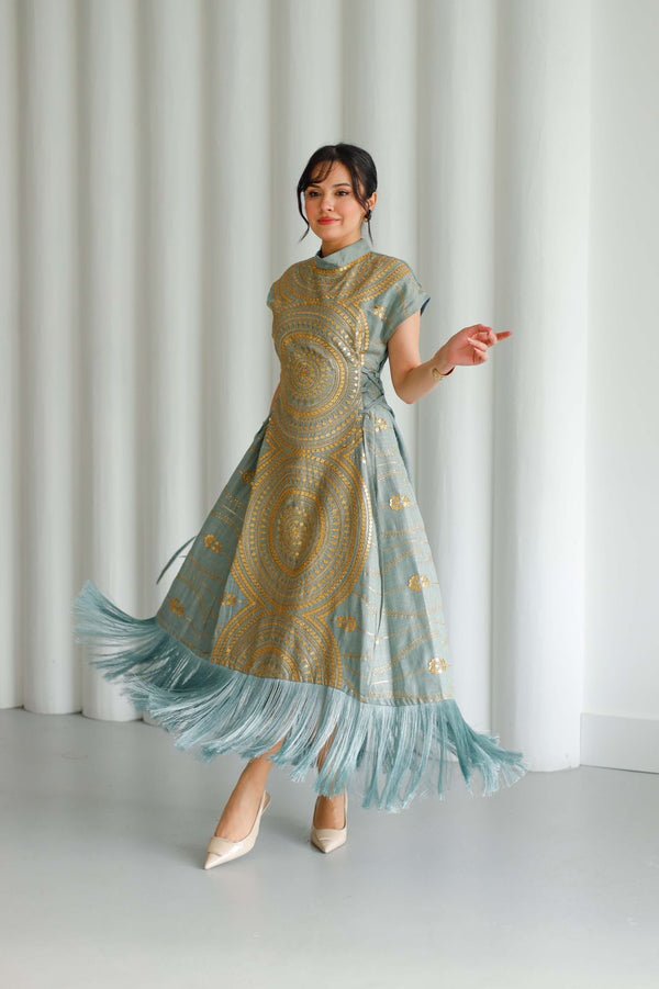 Kuwaiti vest dress D995