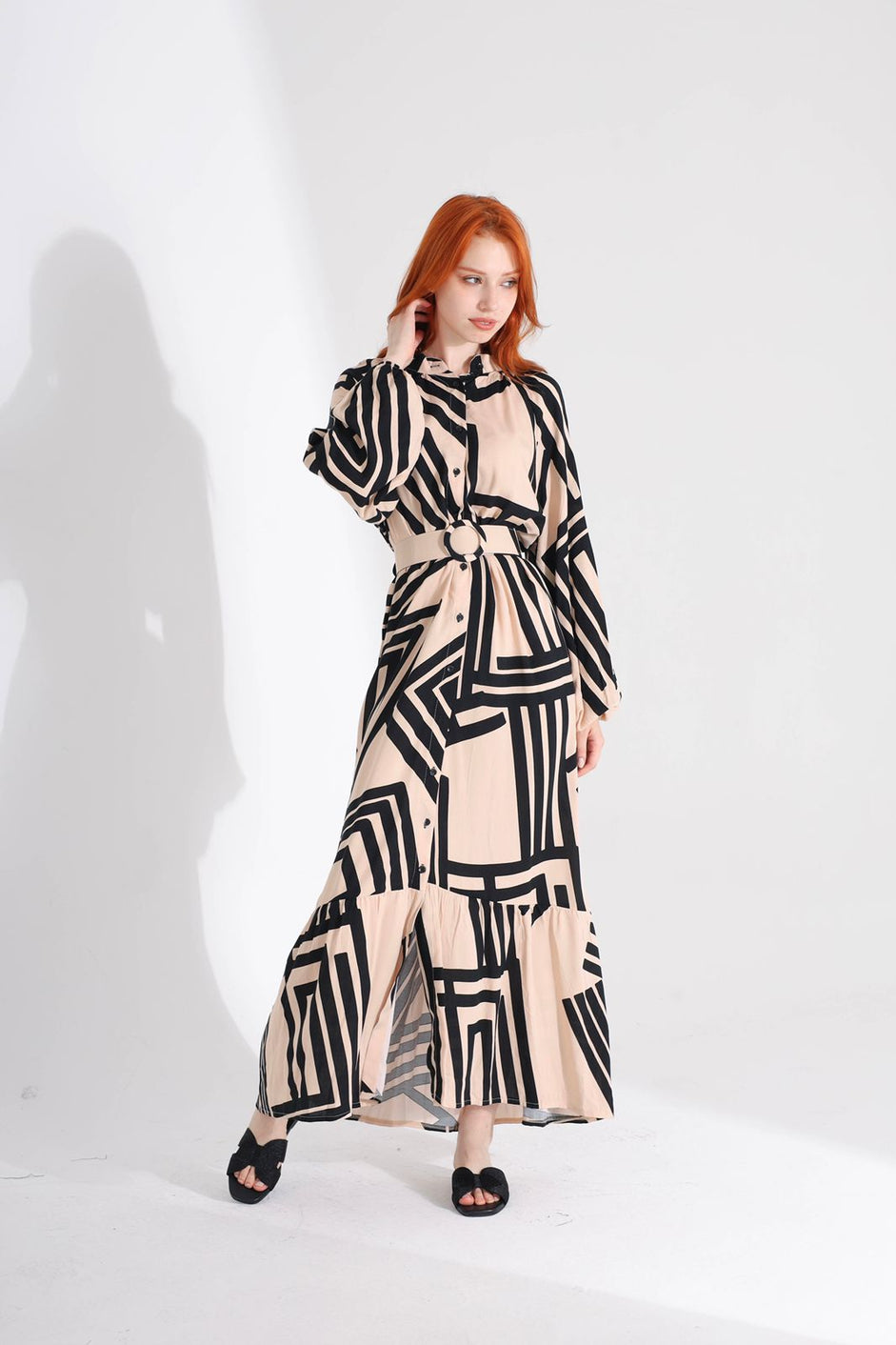 Belted Dress 23EL035 - HANGER