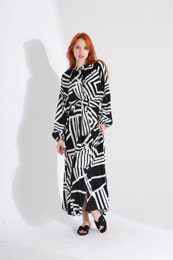 Belted Dress 23EL035 - HANGER